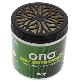 Ona block Apple crumble