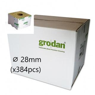 Grodan 100x100 trou 27mm StartBlock 384pcs