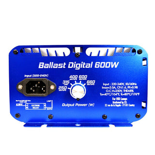 Ballast Digital 600w/250w + 315 CMH Superplant